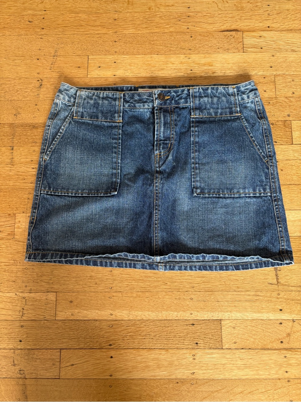Route 67 Classic Blue Denim Mini Skirt, size 10, hardly used